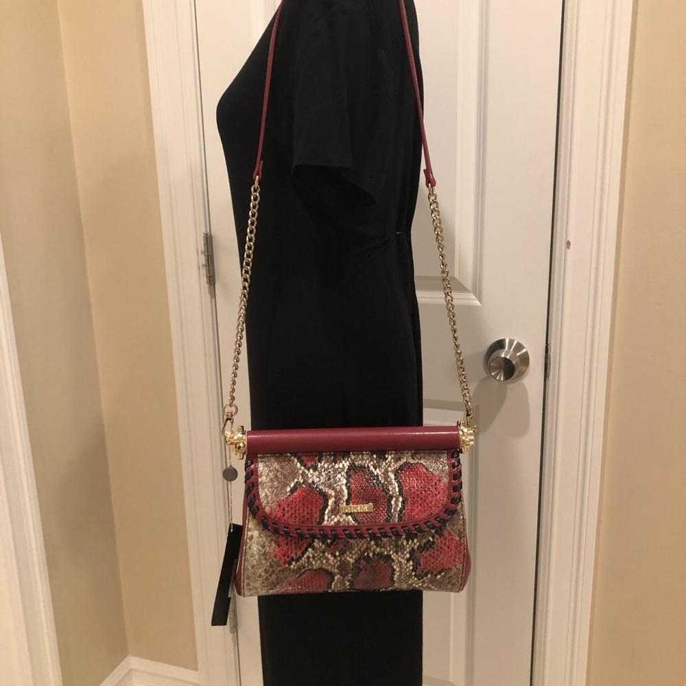 Cavalli python leather handbag - Picture 5 of 15